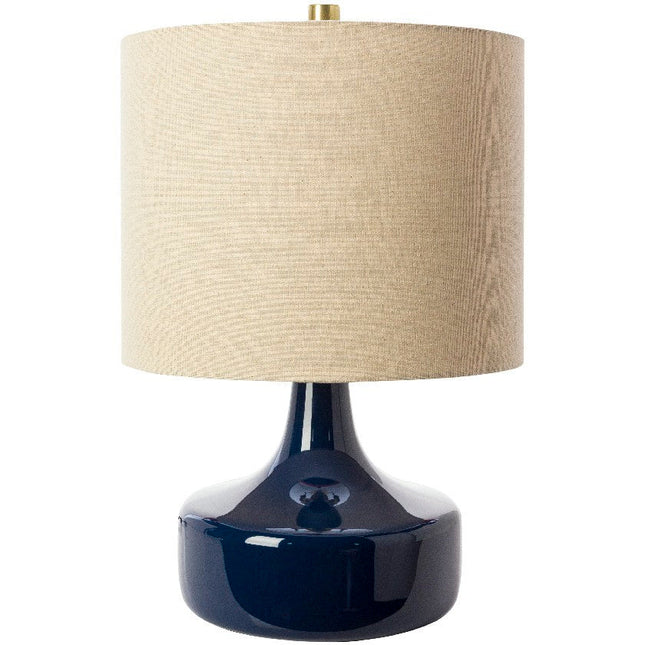 Bobbi Modern Blue Table Lamp Lighting TriadCommerceInc 19"H x 12"W x 12"D