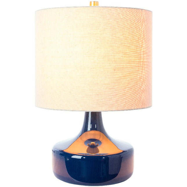 Bobbi Modern Blue Table Lamp Lighting TriadCommerceInc