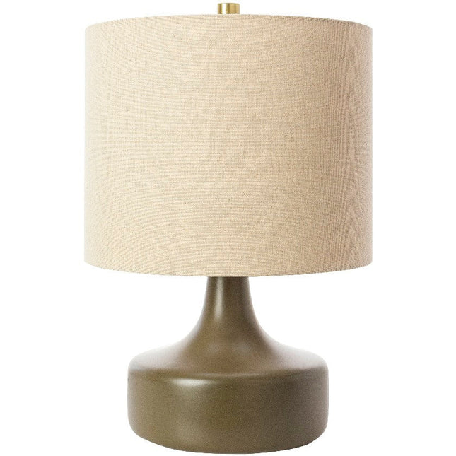 Bobbi Modern Olive Table Lamp Lighting TriadCommerceInc 19"H x 12"W x 12"D
