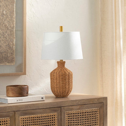Ashling Modern Tan Table Lamp Lighting TriadCommerceInc