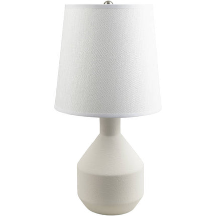 Noami Rustic White Table Lamp Home Decor > Lighting > Lamp > Table Lamps TriadCommerceInc 19"H x 10"W x 10"D