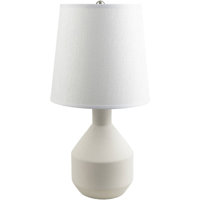 Noami Rustic White Table Lamp Home Decor > Lighting > Lamp > Table Lamps TriadCommerceInc 19"H x 10"W x 10"D