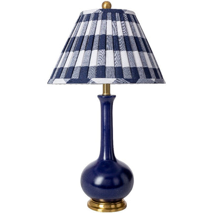 Jennis Modern Navy Table Lamp Home Decor > Lighting > Lamp > Table Lamps TriadCommerceInc 27"H x 15"W x 15"D