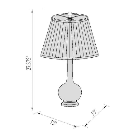 Jennis Modern Navy Table Lamp Home Decor > Lighting > Lamp > Table Lamps TriadCommerceInc