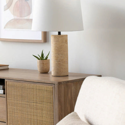Sheree Modern Beige Table Lamp Home Decor > Lighting > Lamp > Table Lamps TriadCommerceInc