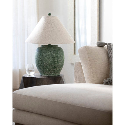 Deeandra Modern Dark Green Table Lamp Home Decor > Lighting > Lamp > Table Lamps TriadCommerceInc