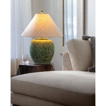 Deeandra Modern Dark Green Table Lamp Home Decor > Lighting > Lamp > Table Lamps TriadCommerceInc