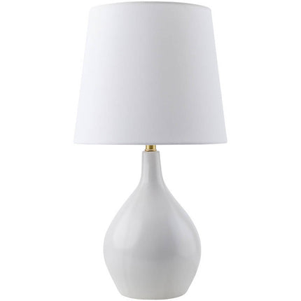 Thomasine Modern White Table Lamp Home Decor > Lighting > Lamp > Table Lamps TriadCommerceInc 20"H x 11"W x 11"D
