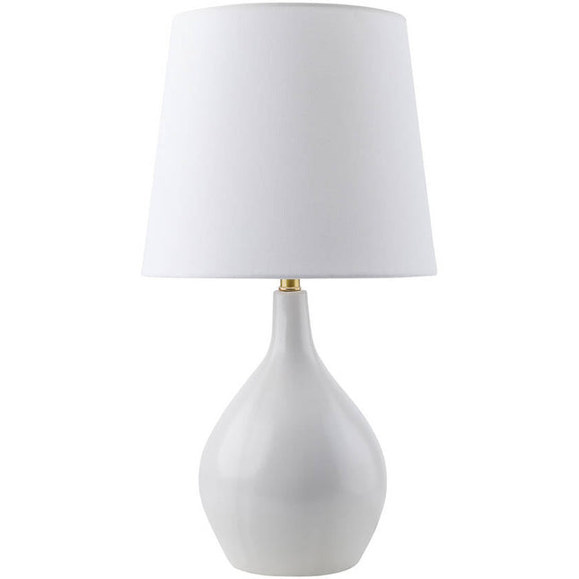 Thomasine Modern White Table Lamp Home Decor > Lighting > Lamp > Table Lamps TriadCommerceInc 20"H x 11"W x 11"D