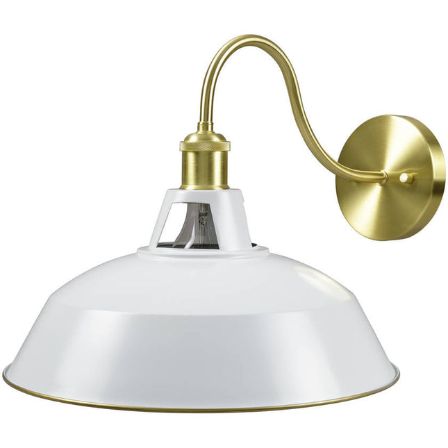 Lasheena Rustic White Wall Sconces Home Decor > Lighting > Wall Lighting > Wall Sconces TriadCommerceInc 18"L x 14"W x 12"H