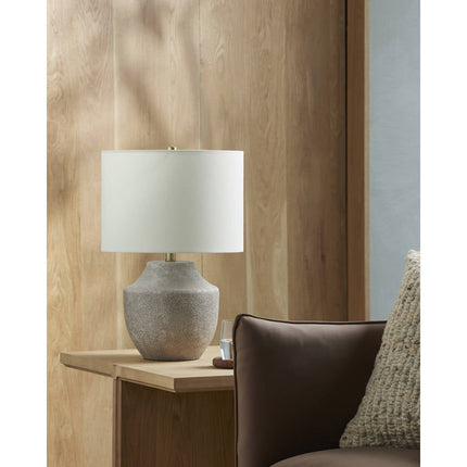 Bobby Traditional Light Gray Table Lamp Home Decor > Lighting > Lamp > Table Lamps TriadCommerceInc