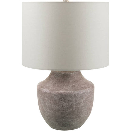 Bobby Traditional Light Gray Table Lamp Home Decor > Lighting > Lamp > Table Lamps TriadCommerceInc 21"H x 14"W x 14"D