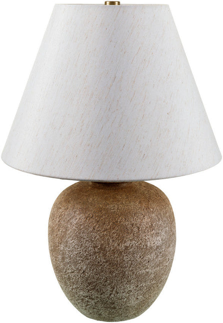 Riki Traditional Light Gray/Beige Table Lamp Home Decor > Lighting > Lamp > Table Lamps TriadCommerceInc 21"H x 14"W x 14"D