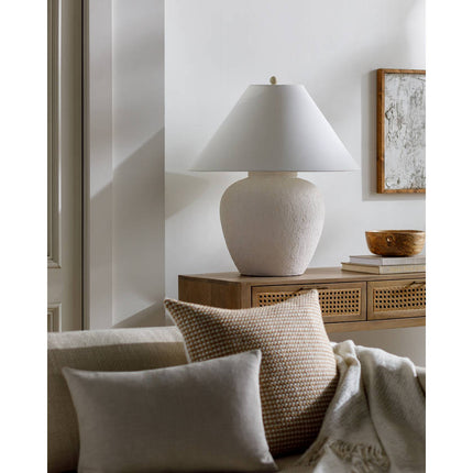 Wallasey Rustic White Table Lamp Home Decor > Lighting > Lamp > Table Lamps TriadCommerceInc