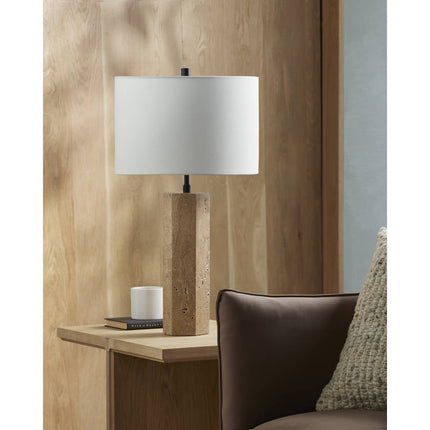 Katalina Rustic Amber/Black Table Lamp Lighting TriadCommerceInc