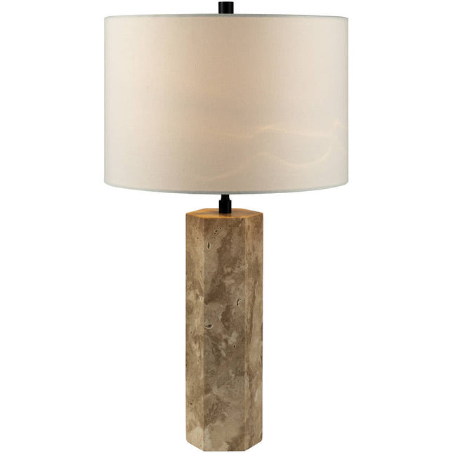 Katalina Rustic Amber/Black Table Lamp Lighting TriadCommerceInc