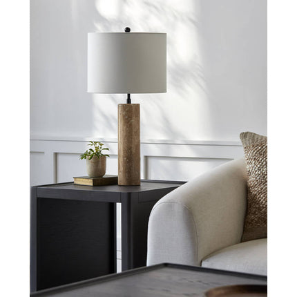 Zelder Rustic Amber/Black Table Lamp Home Decor > Lighting > Lamp > Table Lamps TriadCommerceInc