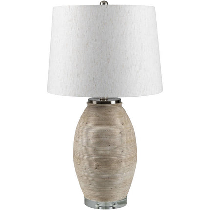 Starr Traditional Beige Table Lamp Home Decor > Lighting > Lamp > Table Lamps TriadCommerceInc 27"H x 15"W x 15"D