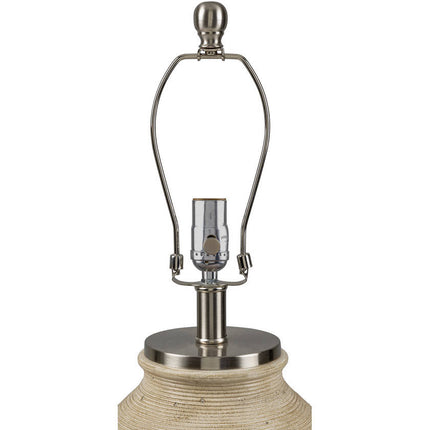 Genk Traditional Beige Table Lamp Home Decor > Lighting > Lamp > Table Lamps TriadCommerceInc