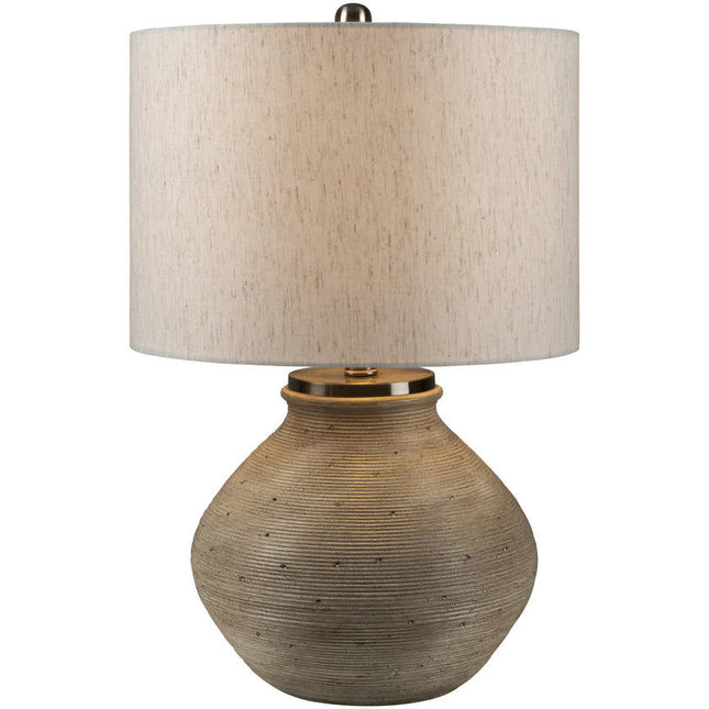 Genk Traditional Beige Table Lamp Home Decor > Lighting > Lamp > Table Lamps TriadCommerceInc