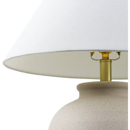 Reve Global Beige Table Lamp Home Decor > Lighting > Lamp > Table Lamps TriadCommerceInc