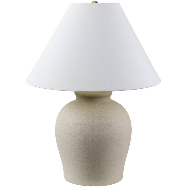 Reve Global Beige Table Lamp Home Decor > Lighting > Lamp > Table Lamps TriadCommerceInc 23"H x 17"W x 17"D