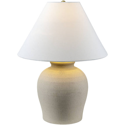 Reve Global Beige Table Lamp Home Decor > Lighting > Lamp > Table Lamps TriadCommerceInc