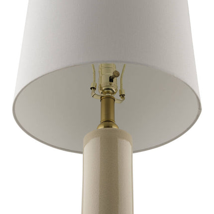 Tedd Global Cream/Gold Table Lamp Home Decor > Lighting > Lamp > Table Lamps TriadCommerceInc