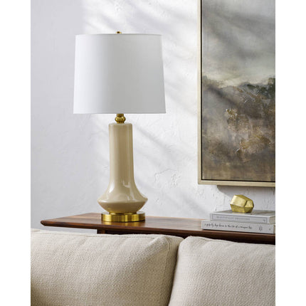 Tedd Global Cream/Gold Table Lamp Home Decor > Lighting > Lamp > Table Lamps TriadCommerceInc