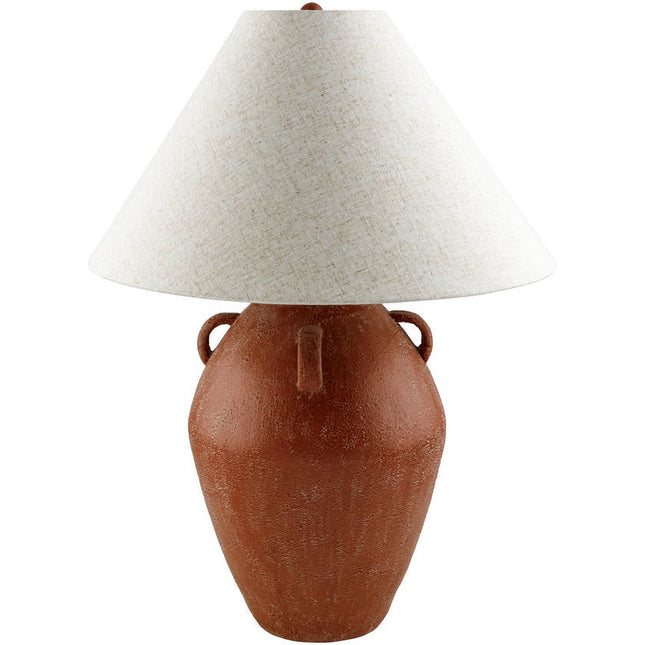 Kabir Global Red Table Lamp Home Decor > Lighting > Lamp > Table Lamps TriadCommerceInc 28"H x 20"W x 20"D