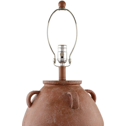 Kabir Global Red Table Lamp Home Decor > Lighting > Lamp > Table Lamps TriadCommerceInc