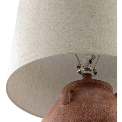 Kabir Global Red Table Lamp Home Decor > Lighting > Lamp > Table Lamps TriadCommerceInc
