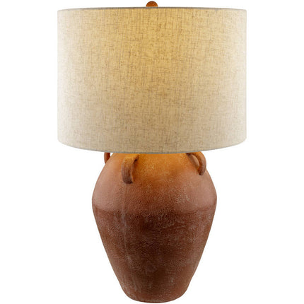 Kabir Global Red Table Lamp Home Decor > Lighting > Lamp > Table Lamps TriadCommerceInc