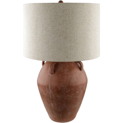 Kabir Global Red Table Lamp Home Decor > Lighting > Lamp > Table Lamps TriadCommerceInc
