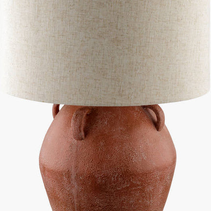 Kabir Global Red/Wheat Table Lamp Home Decor > Lighting > Lamp > Table Lamps TriadCommerceInc 28"H x 17"W x 17"D