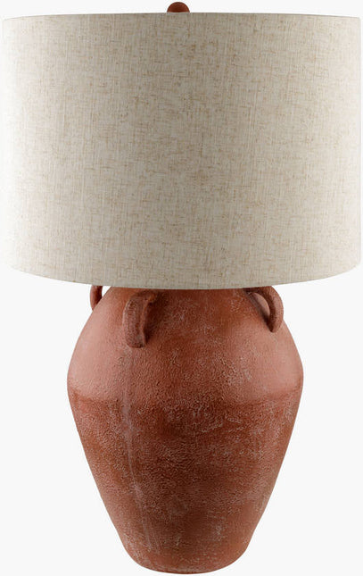 Kabir Global Red/Wheat Table Lamp Home Decor > Lighting > Lamp > Table Lamps TriadCommerceInc 28"H x 17"W x 17"D