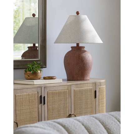 Andie Global Red/Wheat Table Lamp Home Decor > Lighting > Lamp > Table Lamps TriadCommerceInc