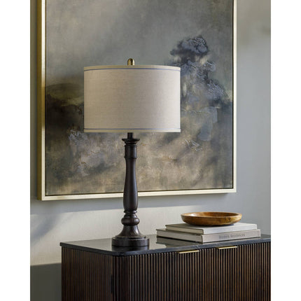 Dezeray Cottage Brown Table Lamp Home Decor > Lighting > Lamp > Table Lamps TriadCommerceInc