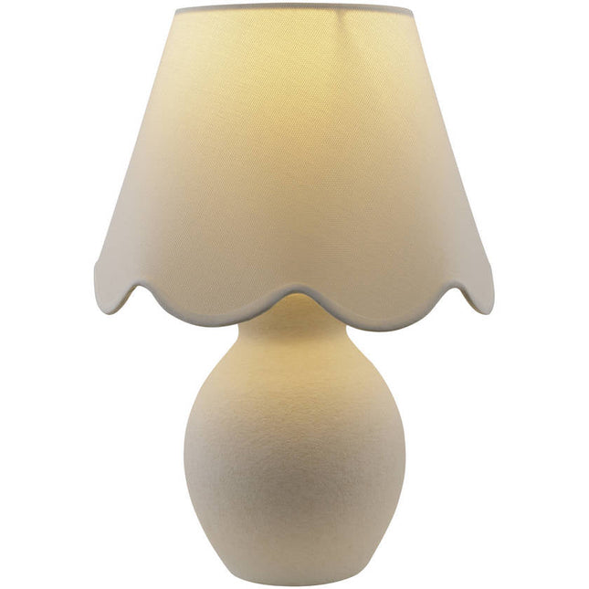 Lilliane Cottage White Table Lamp Lighting TriadCommerceInc
