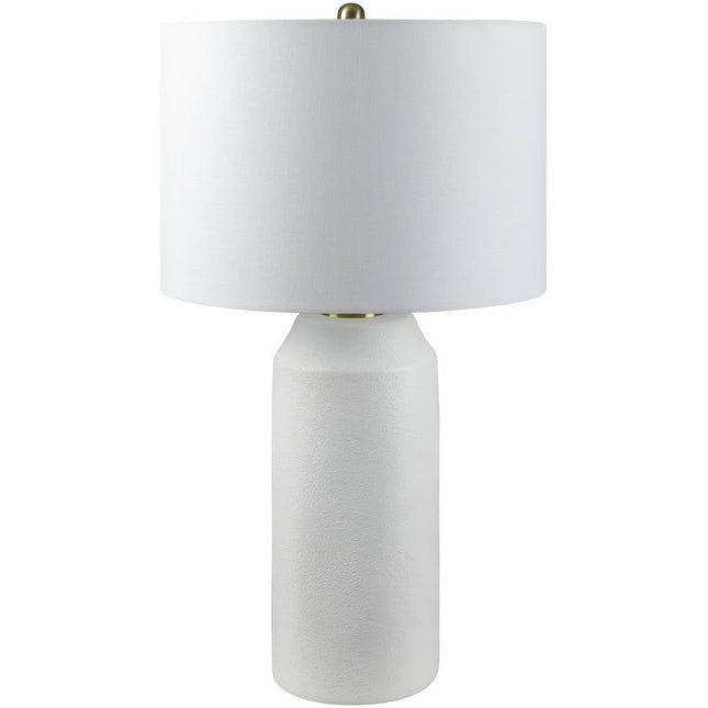 Cilicia Traditional White Table Lamp Home Decor > Lighting > Lamp > Table Lamps TriadCommerceInc 30"H x 16"W x 17"D
