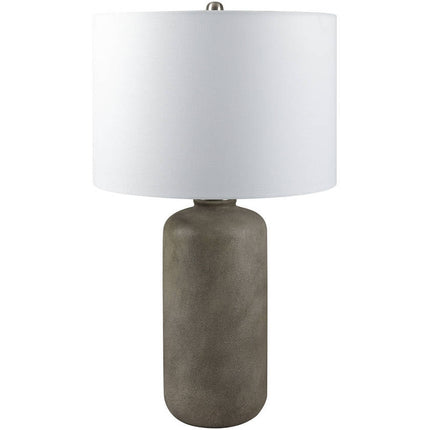 Eryka Traditional Light Gray Table Lamp Lighting TriadCommerceInc 28"H x 16"W x 16"D