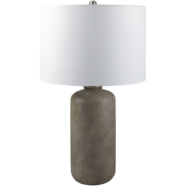 Eryka Traditional Light Gray Table Lamp Lighting TriadCommerceInc 28"H x 16"W x 16"D