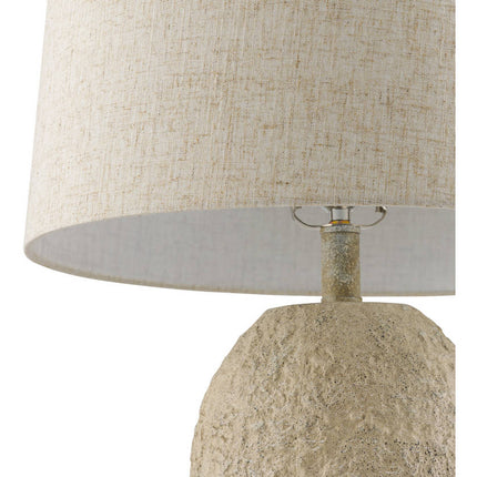 Malinda Global White/Wheat Table Lamp Lighting TriadCommerceInc