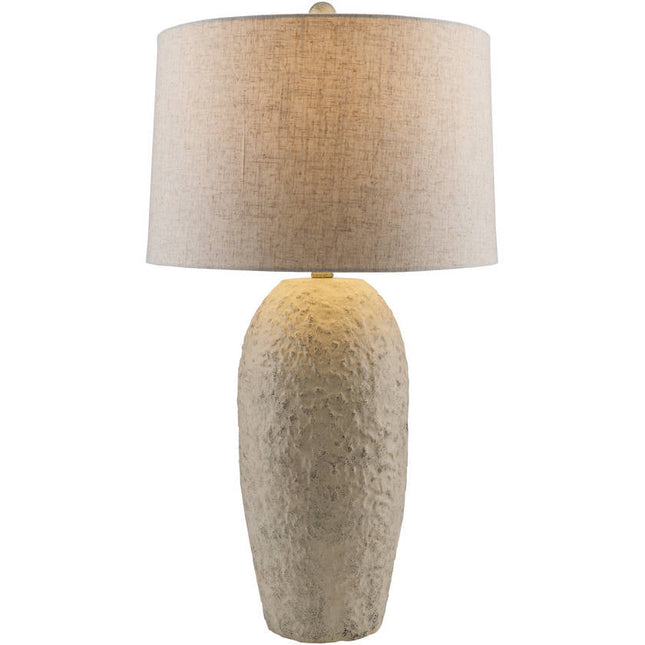 Malinda Global White/Wheat Table Lamp Lighting TriadCommerceInc