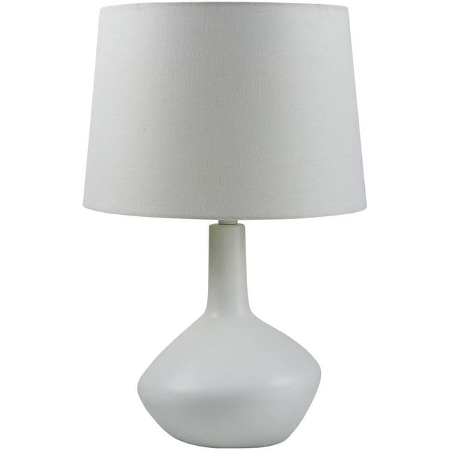 Undrea Global White Table Lamp Lighting TriadCommerceInc 23"H x 15"W x 15"D