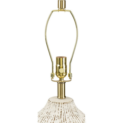 Turell Traditional White Table Lamp Lighting TriadCommerceInc