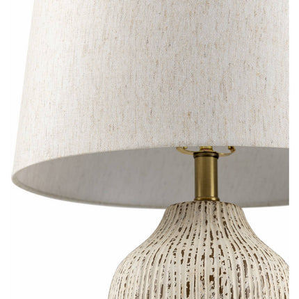 Turell Traditional White Table Lamp Lighting TriadCommerceInc
