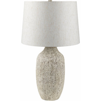Turell Traditional White Table Lamp Lighting TriadCommerceInc 28"H x 16"W x 16"D