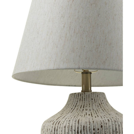 Denyse Traditional White Table Lamp Lighting TriadCommerceInc