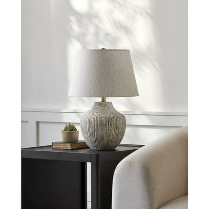 Denyse Traditional White Table Lamp Lighting TriadCommerceInc